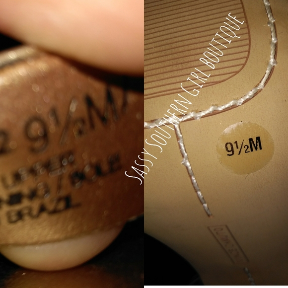 🆕⭐ Vince Camuto Gold heel sandal - Picture 7 of 11